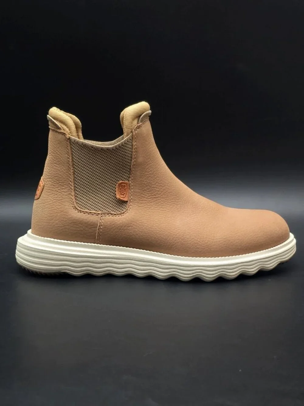 Hey Dude Branson Walnut Brown Comfort Chelsea Boots Shoes Men's Size 7